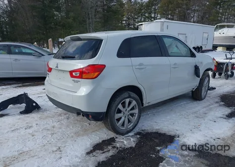 2014 Mitsubishi Outlander Sport Es from USA, damaged, VIN 4A4AR3AU6EE032001